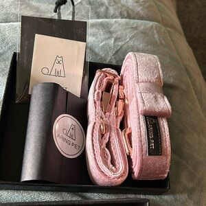 New M satin collar set for dogs !